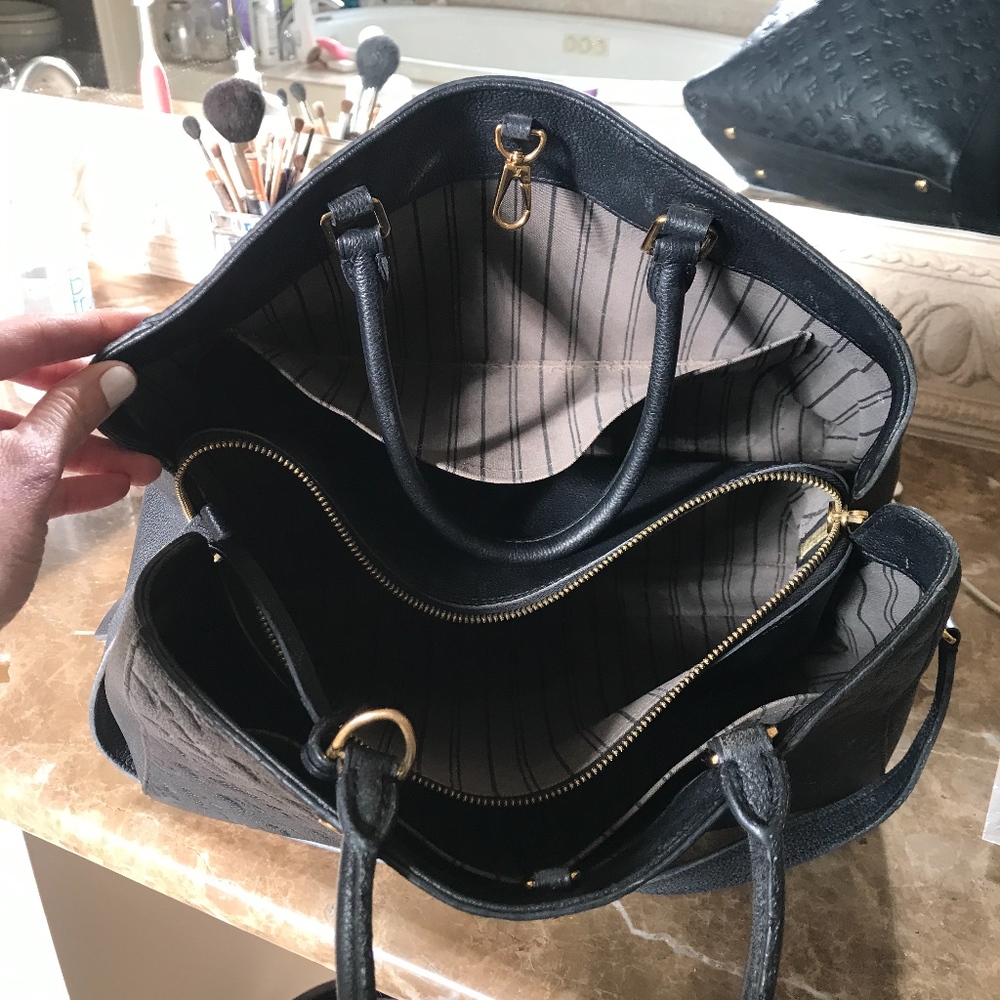 Authentic Louis Vuitton Montaigne GM Noir - Picture 2 of 8